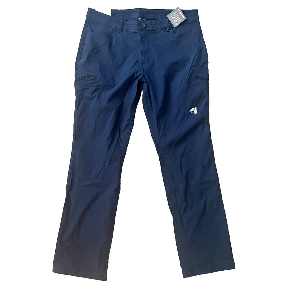 NWT EDDIE BAUER First Ascent Guide Pants Women's 10 Navy Blue Outdoor Hiking